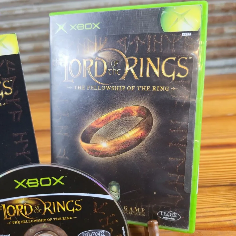 Lord of the Rings The Fellowship of the Ring Xbox + Complete Tested NICE!